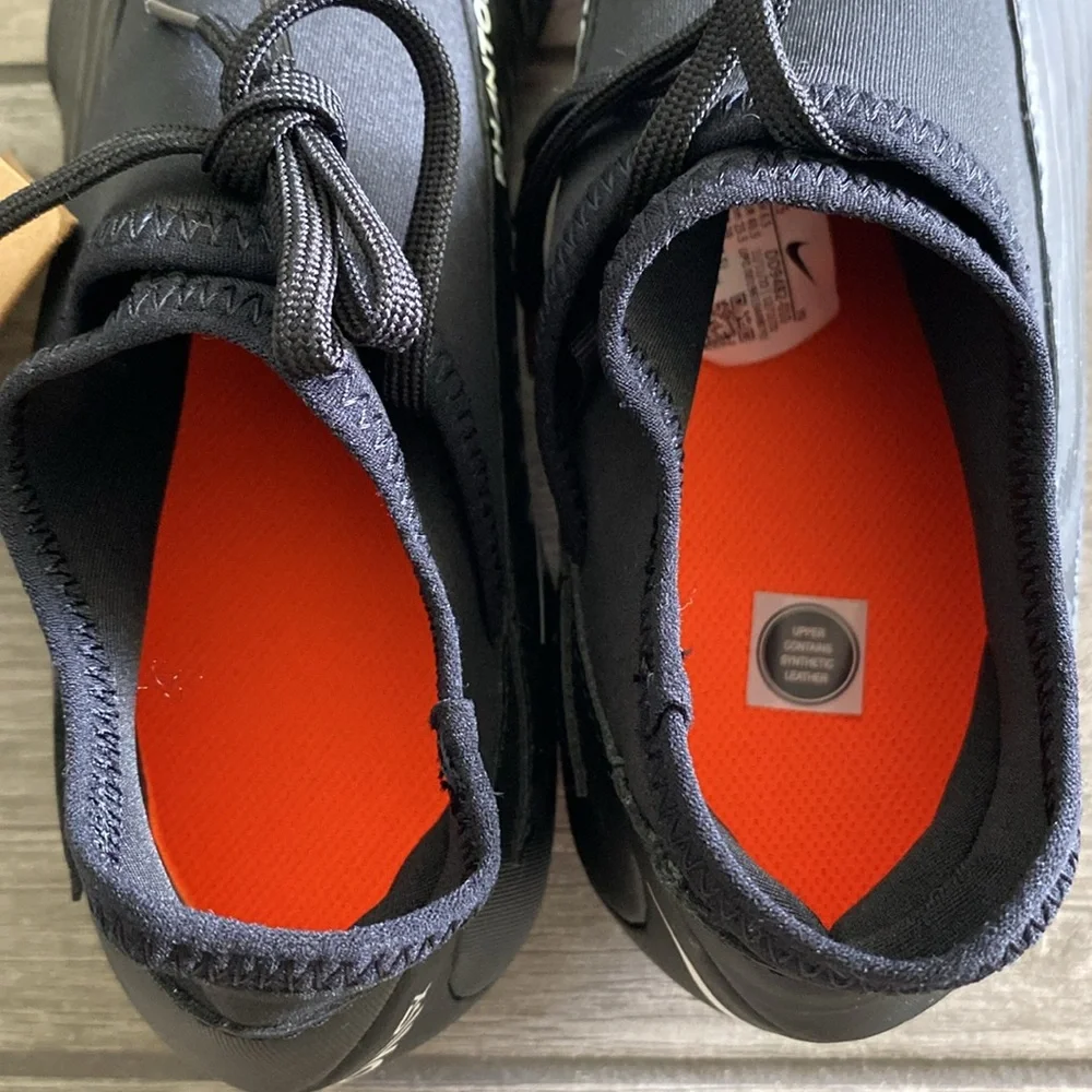 Nike Men’s Black Soccer Cleats with Bright Orange Studs